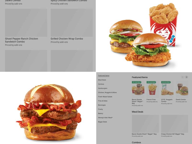 Wendy's Menu