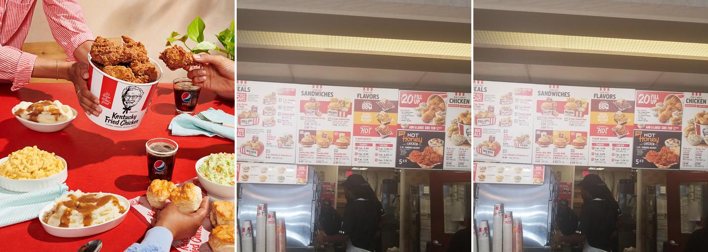 KFC Menu