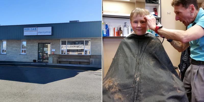 Red Oak Men's Hairstyling