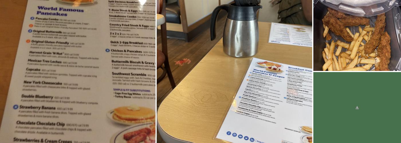 IHOP Menu
