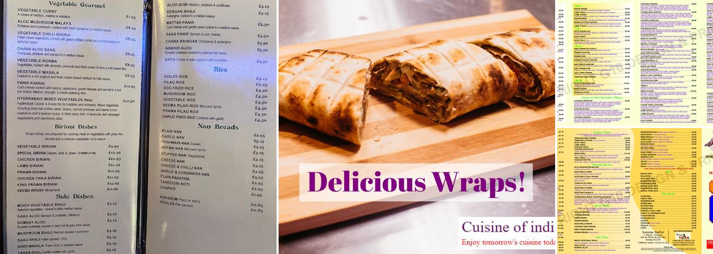 Cuisine Of India Menu