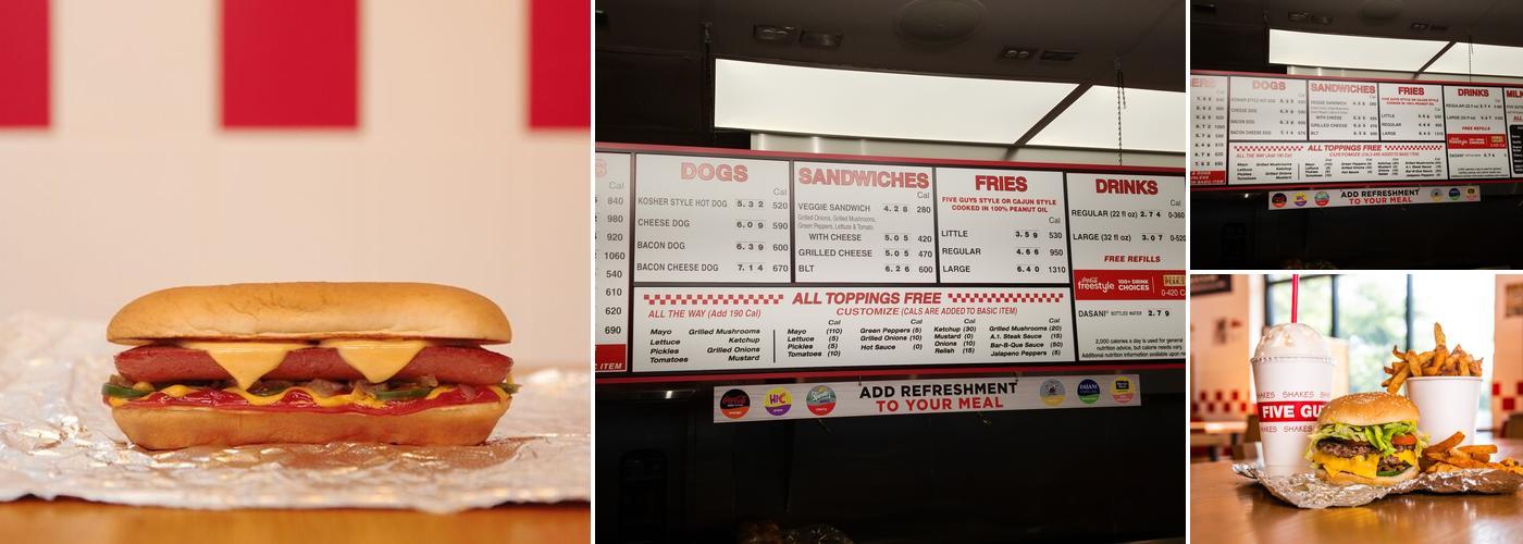 Five Guys Menu