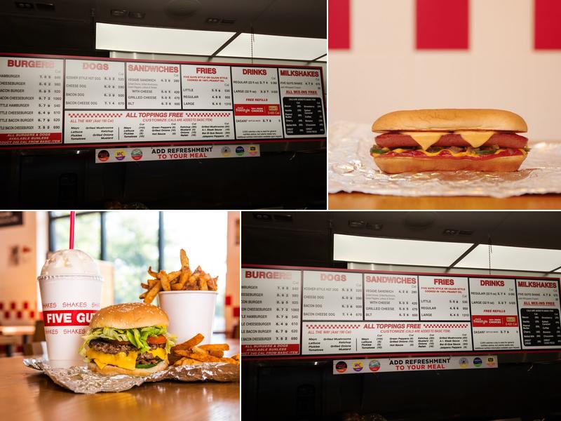 Five Guys Menu