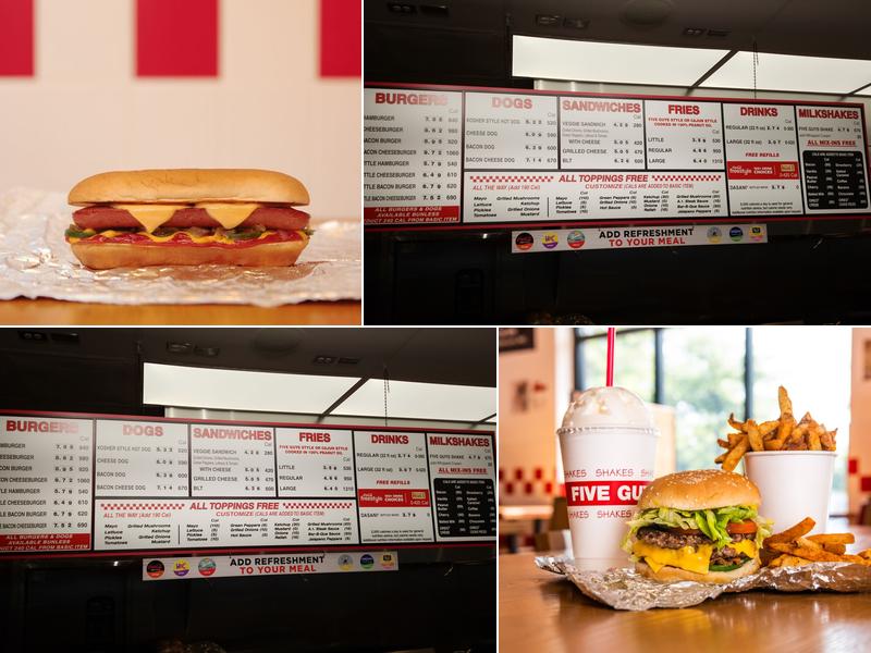 Five Guys Menu