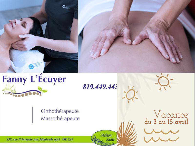 Fanny L'Écuyer Masso-Orthothérapeute