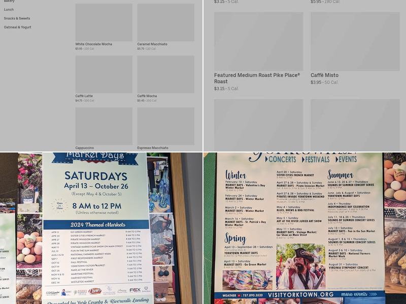 Starbucks Menu