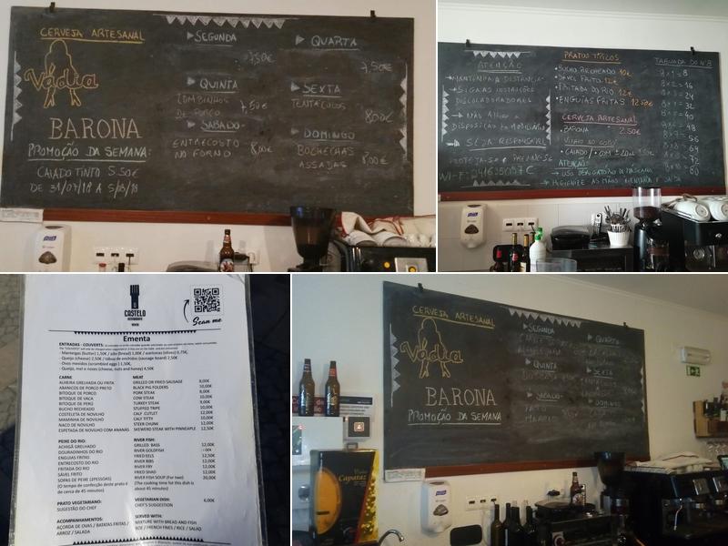O Castelo Menu