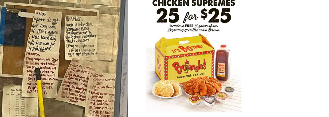 Bojangles Menu