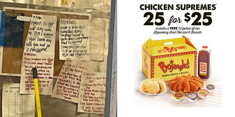Bojangles Menu