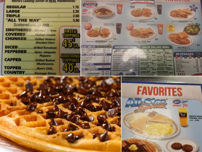 Waffle House Menu