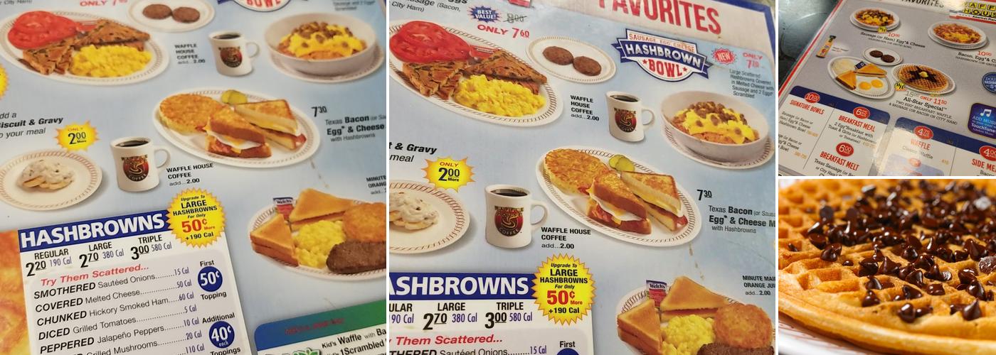 Waffle House Menu