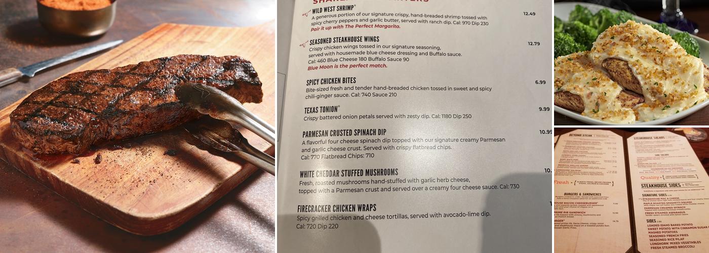 LongHorn Steakhouse Menu