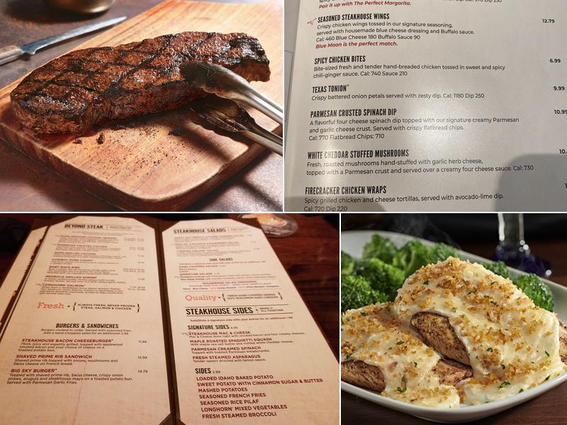 LongHorn Steakhouse Menu