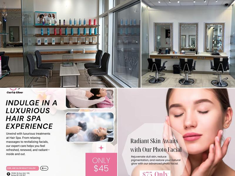 Curl & Glow Beauty Salon in Surrey