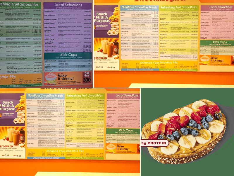Smoothie King Menu