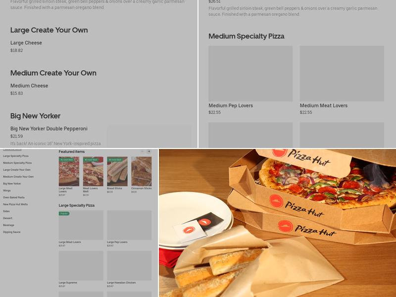 Pizza Hut Menu