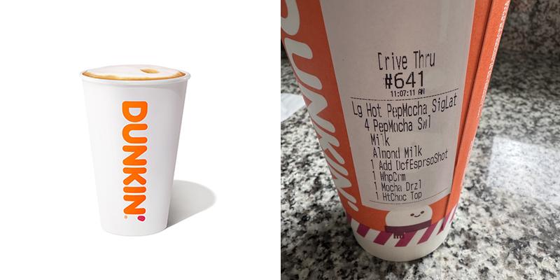 Dunkin' Menu