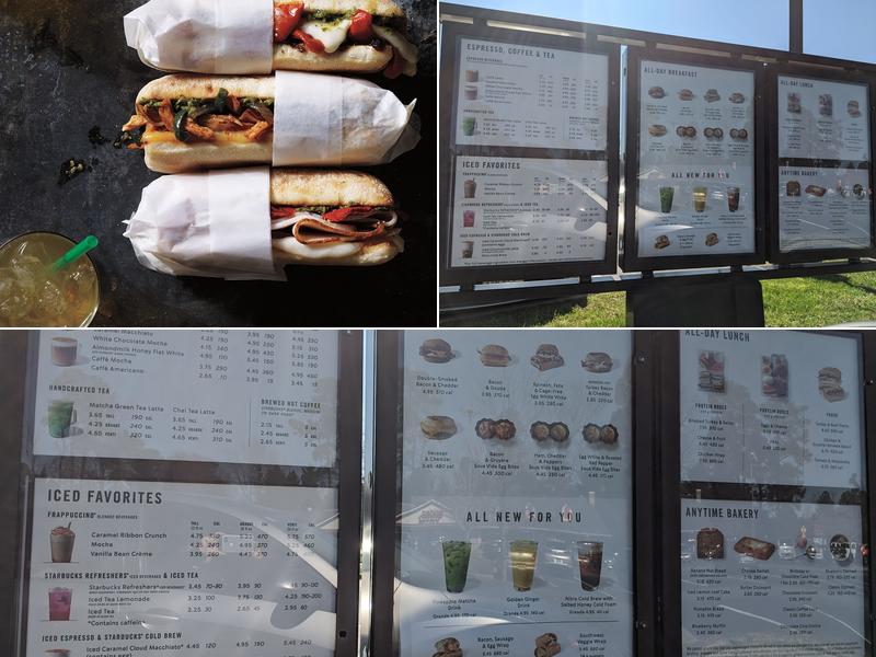 Starbucks Menu
