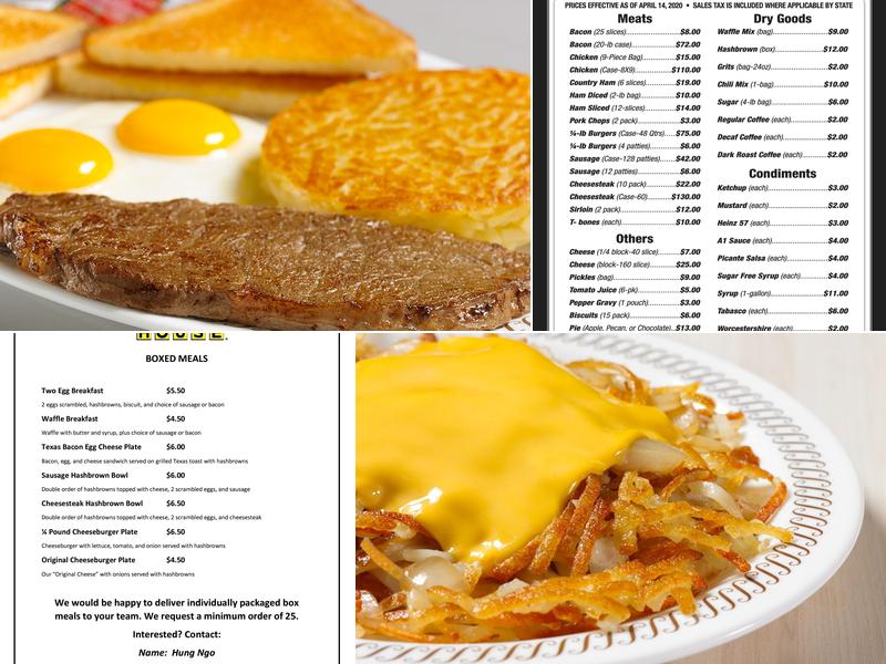 Waffle House Menu