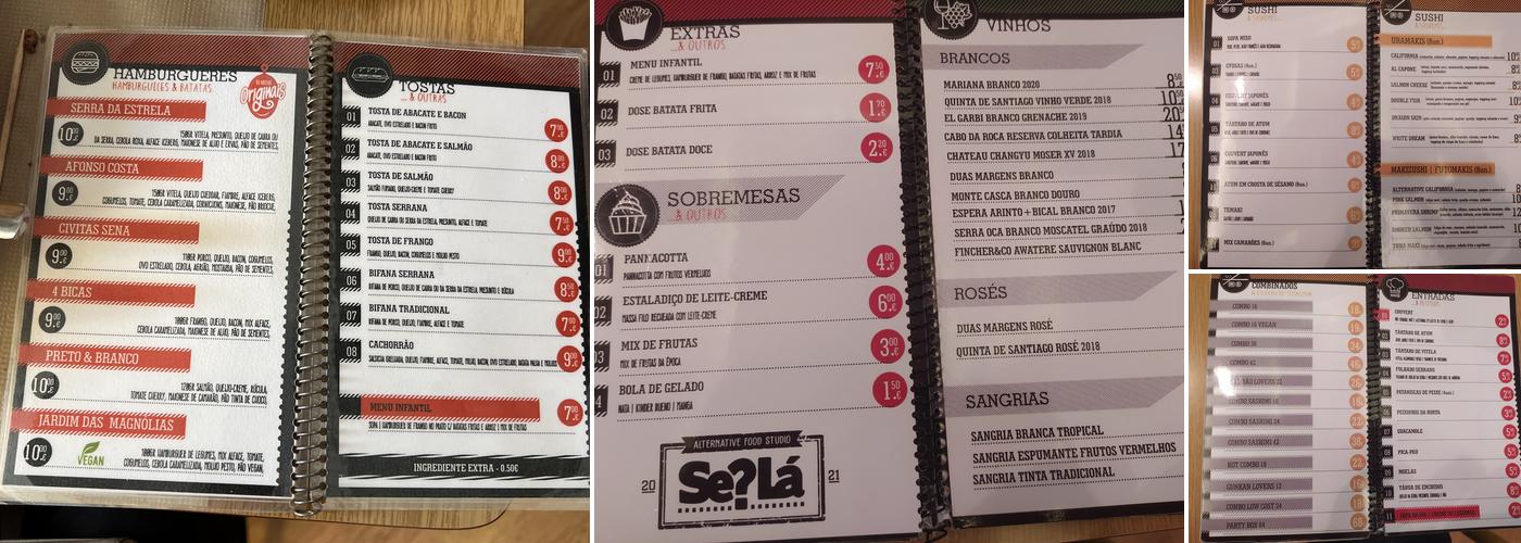 Sei lá Menu