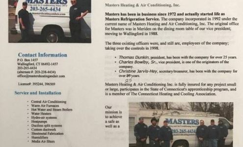 Masters Heating & Air Conditioning