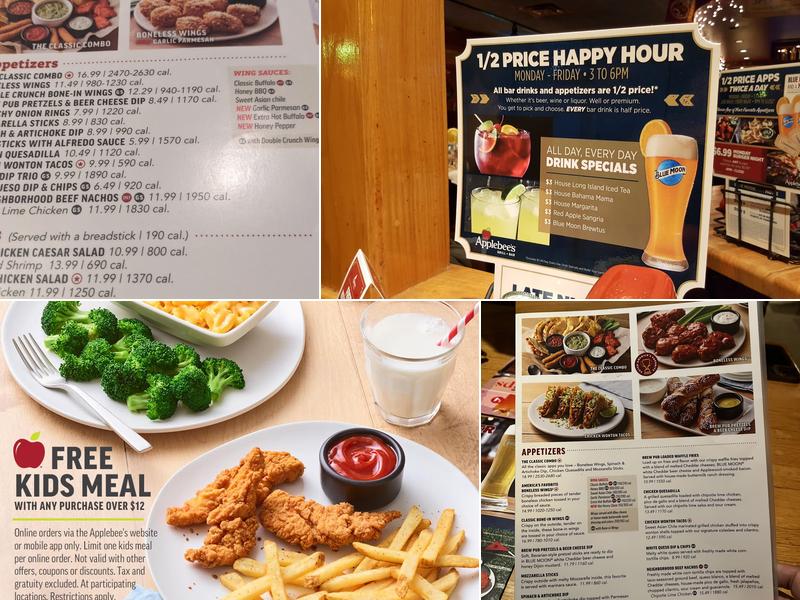 Applebee's Grill + Bar Menu