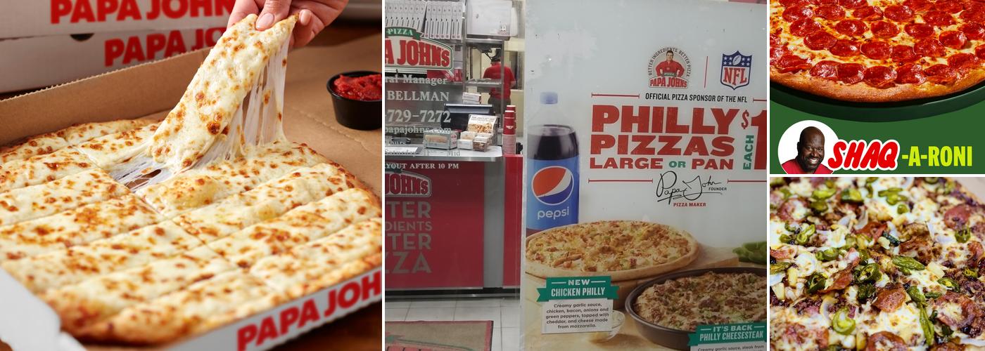 Papa Johns Pizza Menu