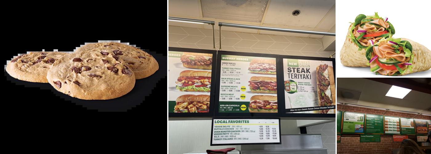 Subway Menu