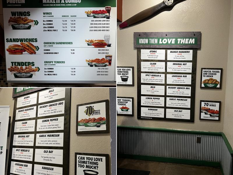 Wingstop Menu