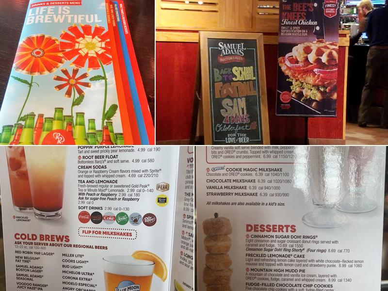 Red Robin Gourmet Burgers and Brews Menu