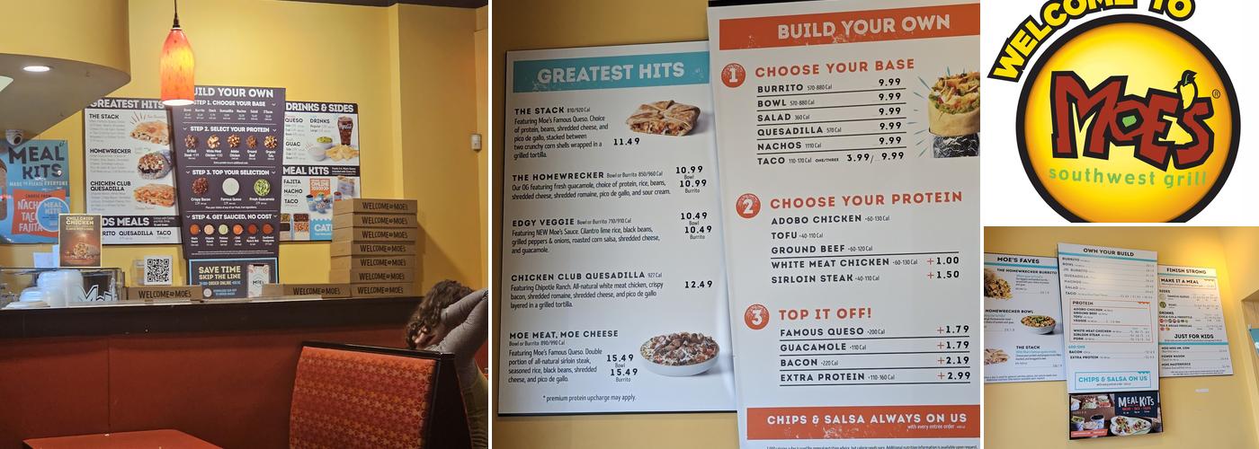 Moe's Southwest Grill Menu