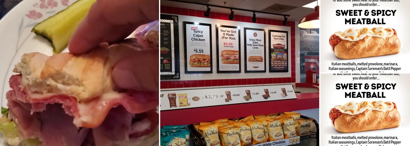 Firehouse Subs Chantilly Menu