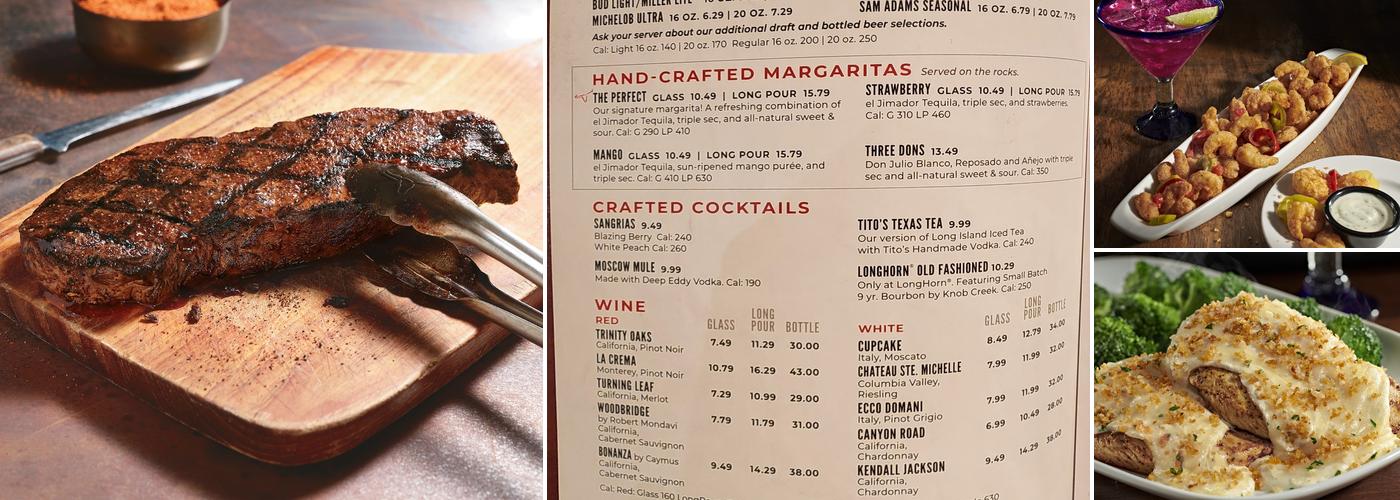 LongHorn Steakhouse Menu