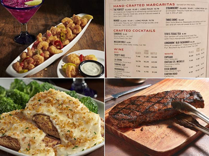 LongHorn Steakhouse Menu