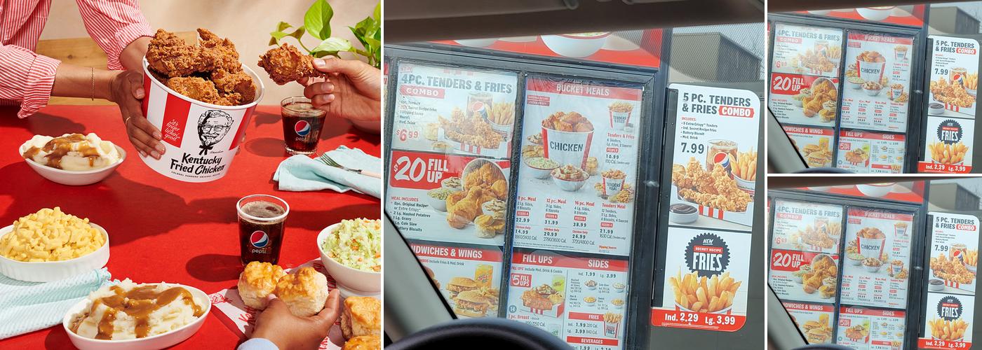 KFC Menu