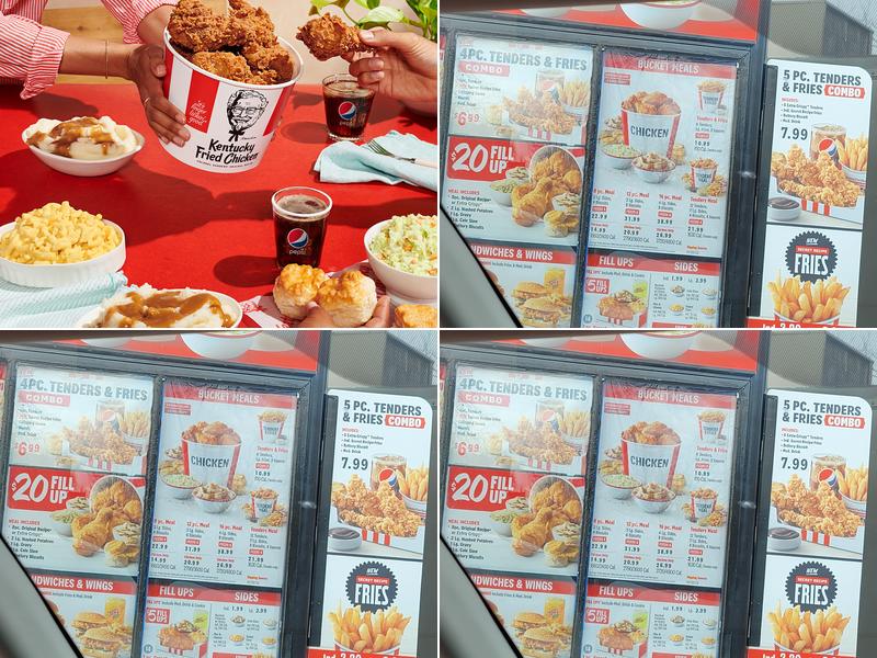 KFC Menu