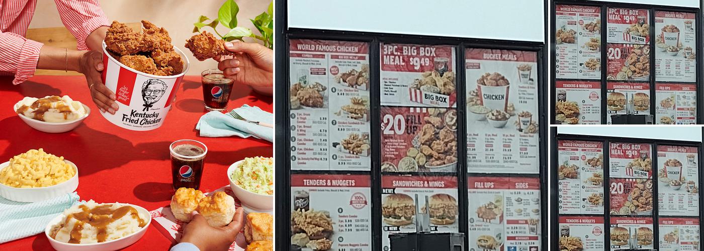 KFC Menu