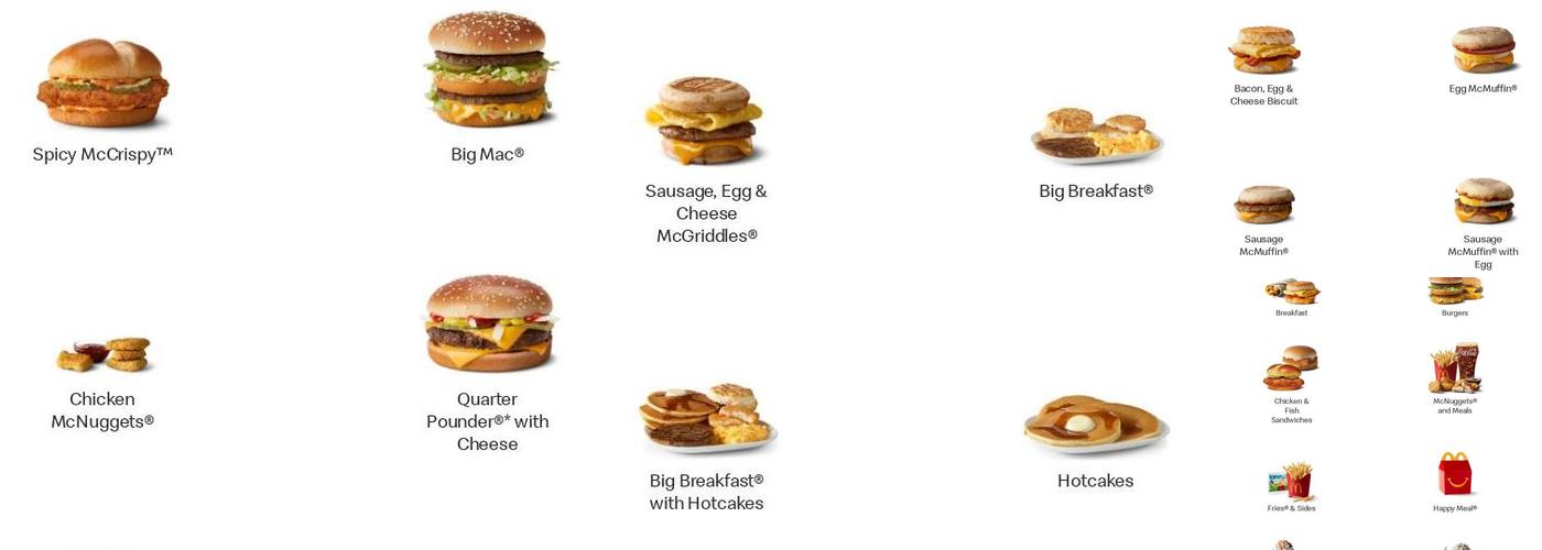 McDonald's Menu