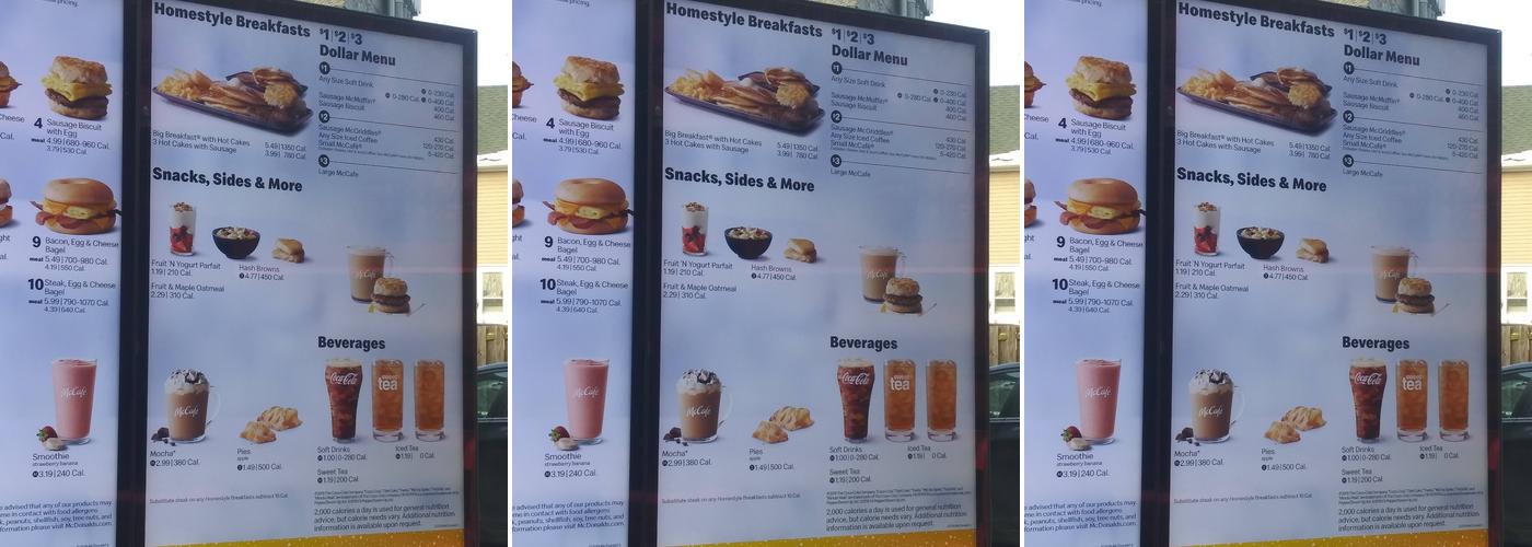 McDonald's Menu