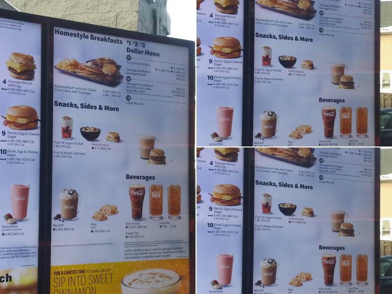 McDonald's Menu