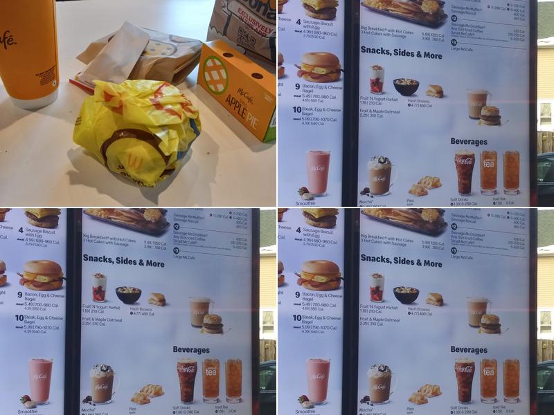 McDonald's Menu