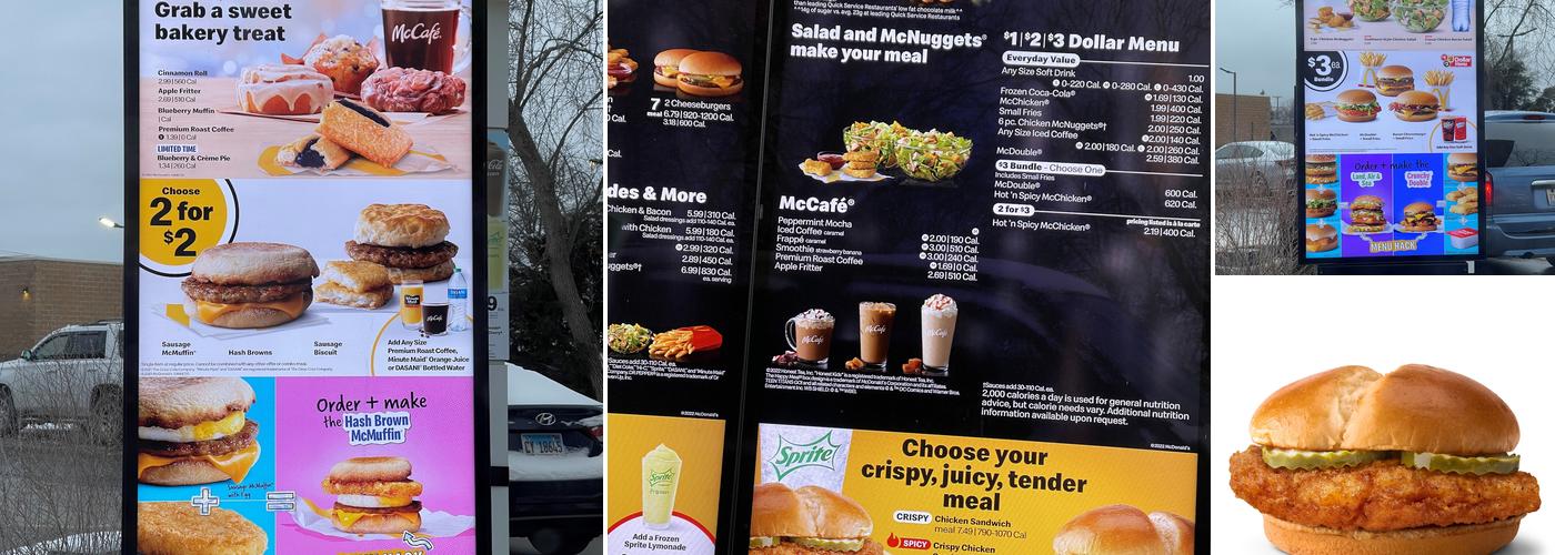 McDonald's Menu