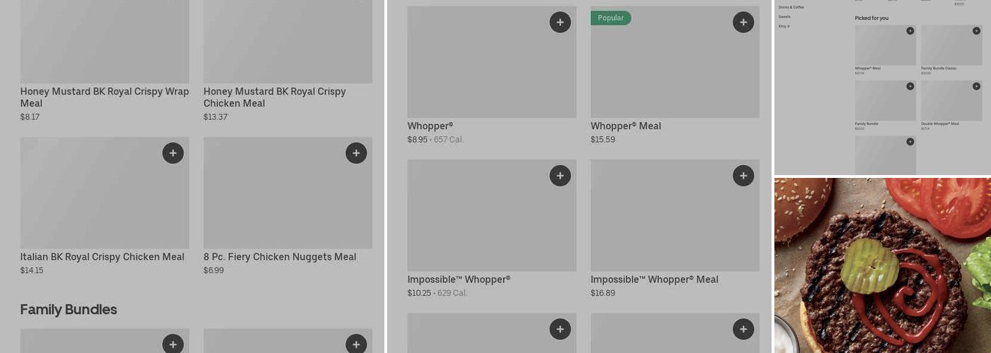 Burger King Menu
