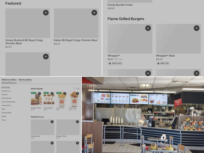 Burger King Menu