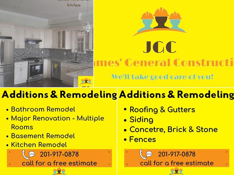 house remodel Jame's General construction