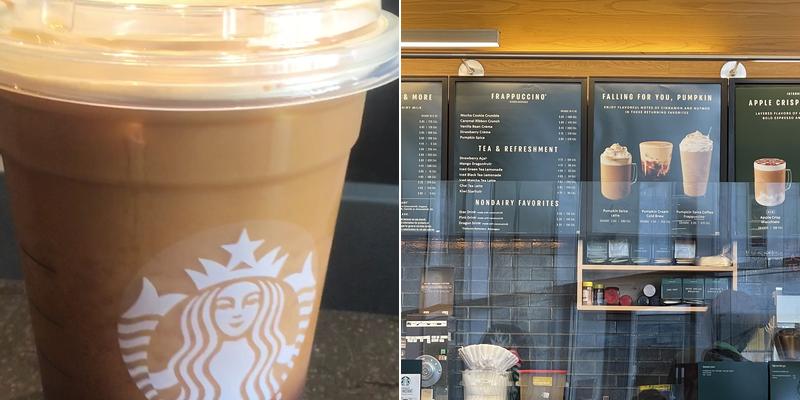 Starbucks Coffee Menu