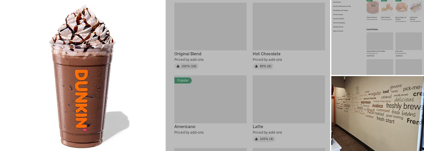 Dunkin' Menu