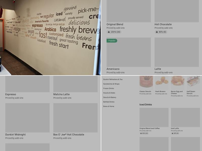 Dunkin' Menu