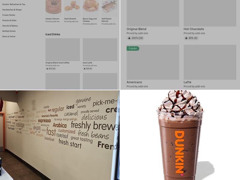 Dunkin' Menu