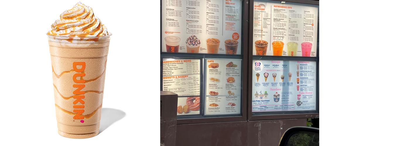 Dunkin' Menu